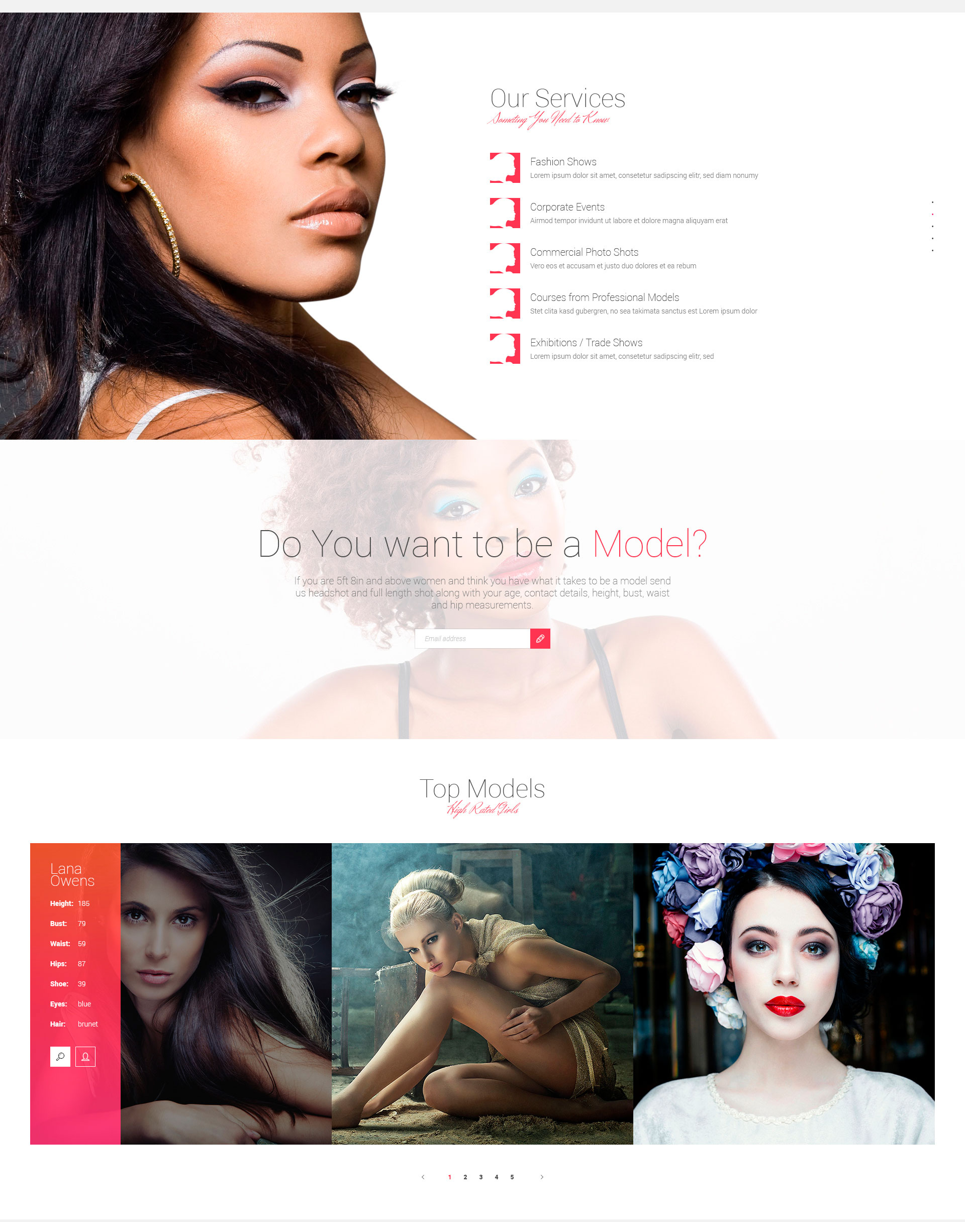 Model Portfolio Template Free