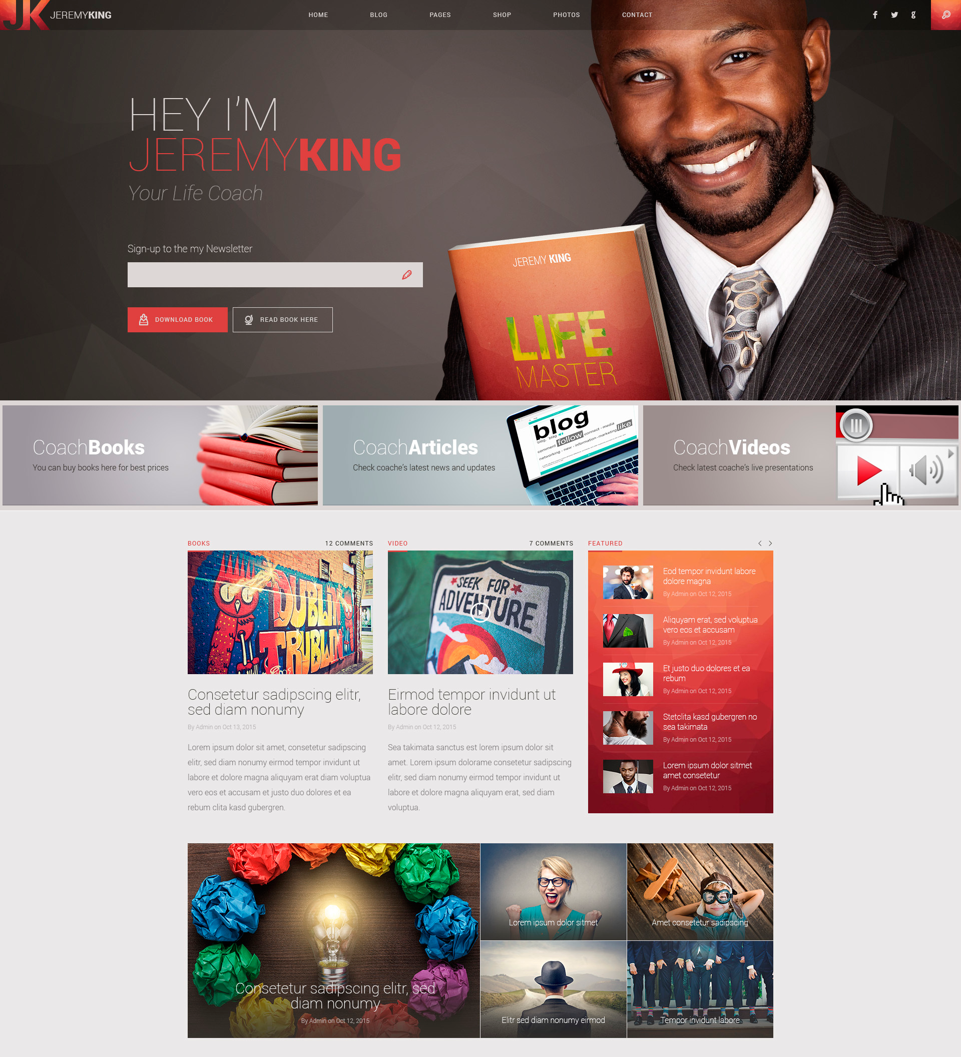 Life Coach Multipage HTML Template Modern Web Templates