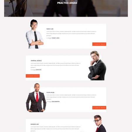Attorneys – Law Firm/Private Lawyer HTML Template