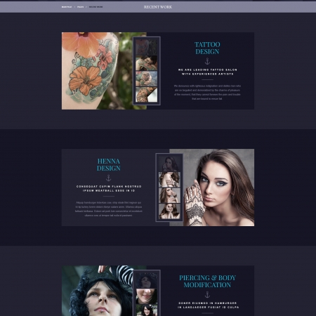 Ink Arts – Tattoo Salon HTML Template