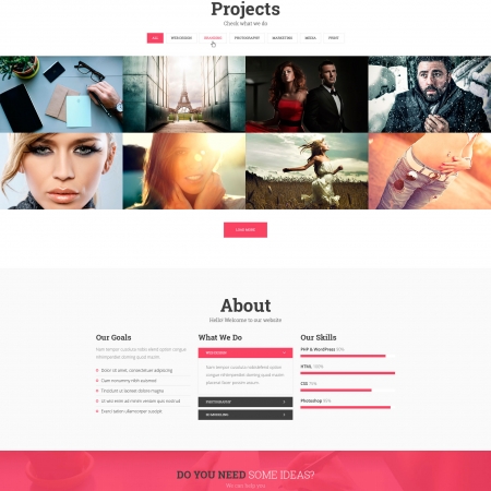 We Think – Single&Multi Page Parallax Template