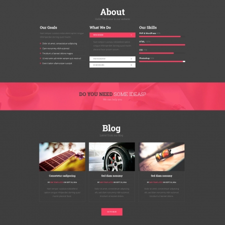 We Think – Single&Multi Page Parallax Template