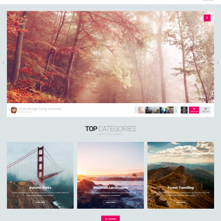 PhotoTravel – Premium Photo HTML5 Template