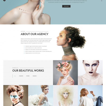 Look – Fashion and Model Portfolio WordPress Theme